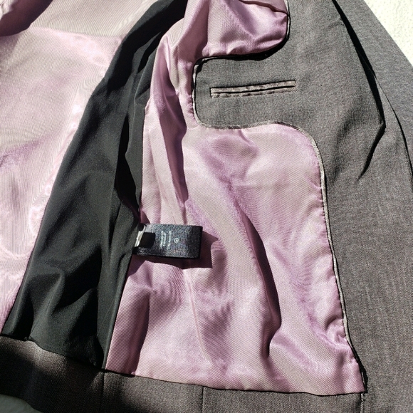 RW&CO. Purple Mauve Buttoned Blazer Office Formal Business Casual Blazer - Picture 12 of 17